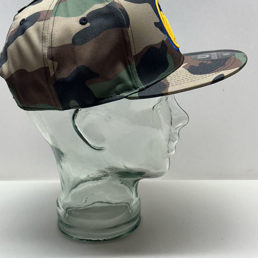 Golden State Warriors Hat Snapback Camouflage Camo Cap UNK NBA Ultra Game OSFA - Picture 5 of 7